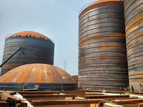 柯城焦粉钢板仓